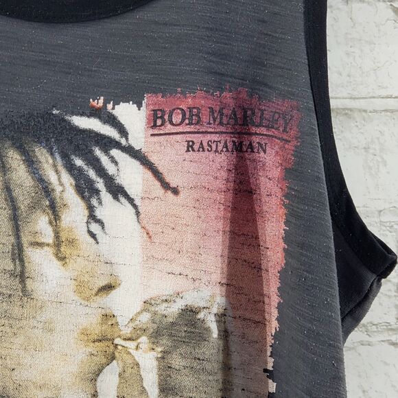 Bob Marley Rastaman Unbranded Ladies Tank Top Size Small - Picture 3 of 7
